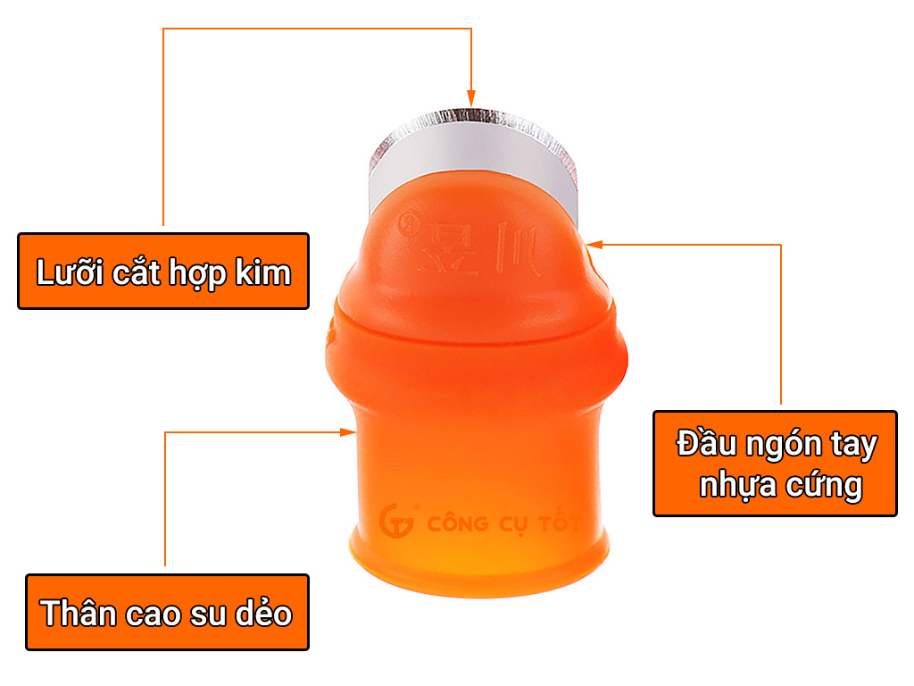 Móng tay thu hoạch nam loại dài