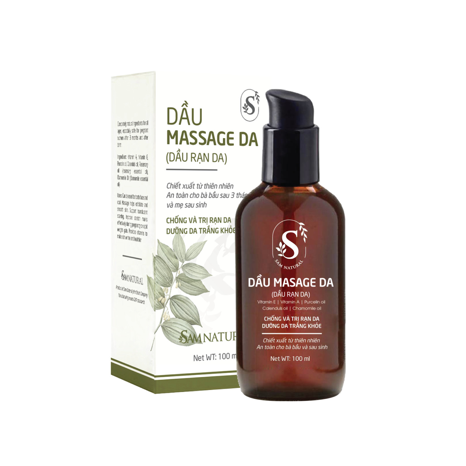 Dầu rạn da Sam Natural (100ml)