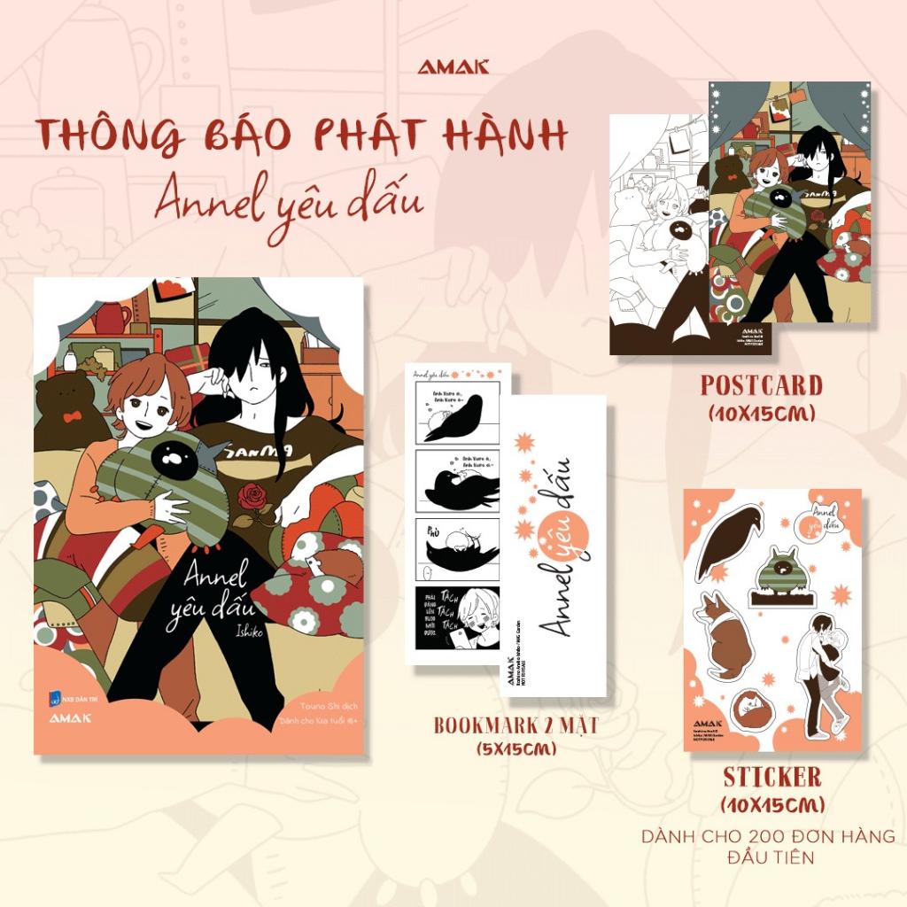 Truyện tranh Annel yêu dấu - Tặng kèm Bookmark + Postcard + Sticker - Boys Love - AMAK