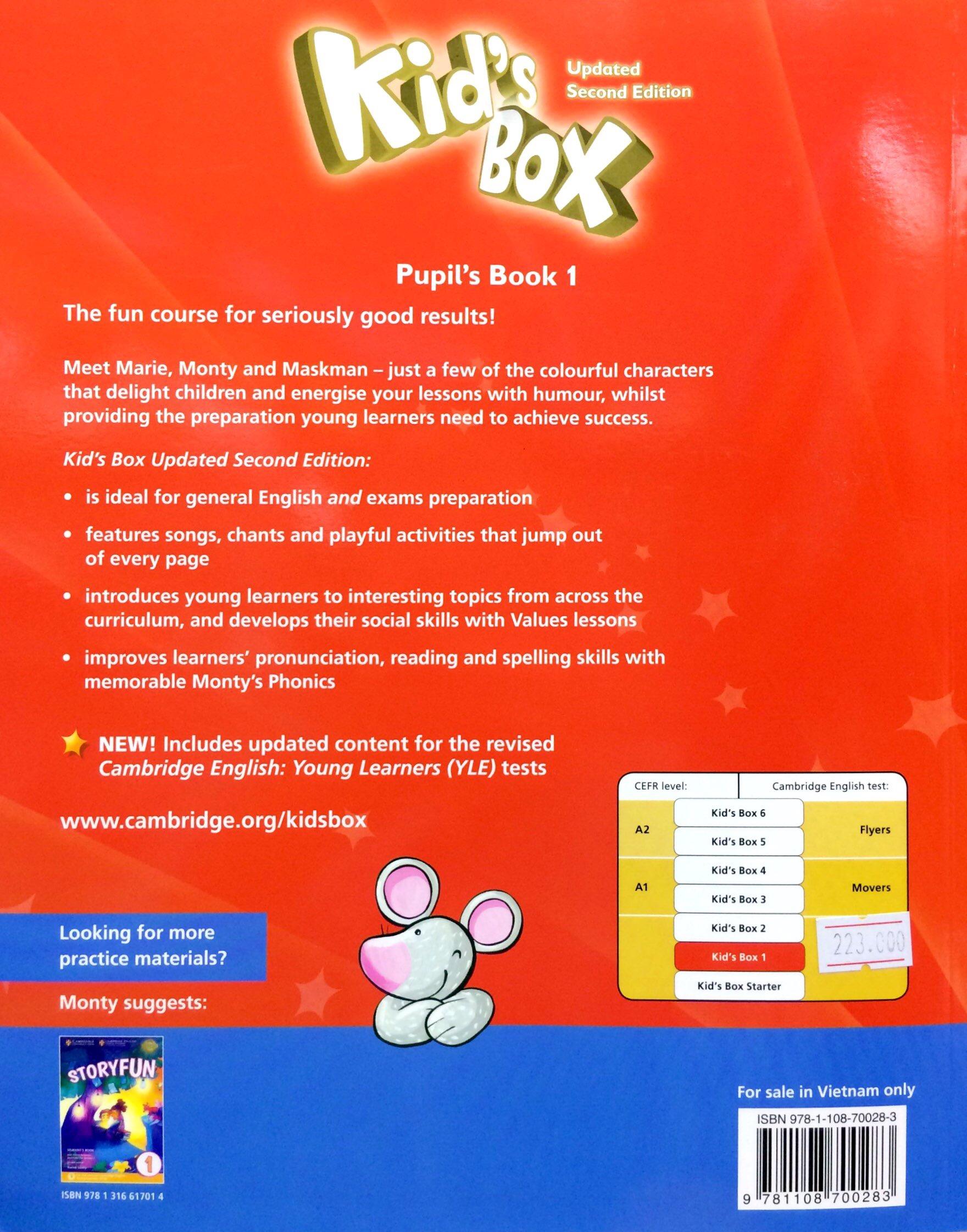 Kid's Box Second edition Pupil's Book Level 1