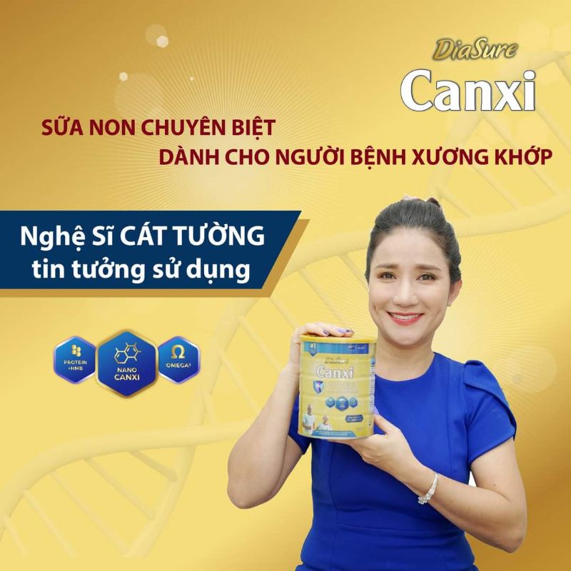 Sữa DIASURE CANXI (850G) - hỗ trợ bổ sung dinh dưỡng, nano canxi phòng chống loãng xương, cải thiện vấn đề xương khớp