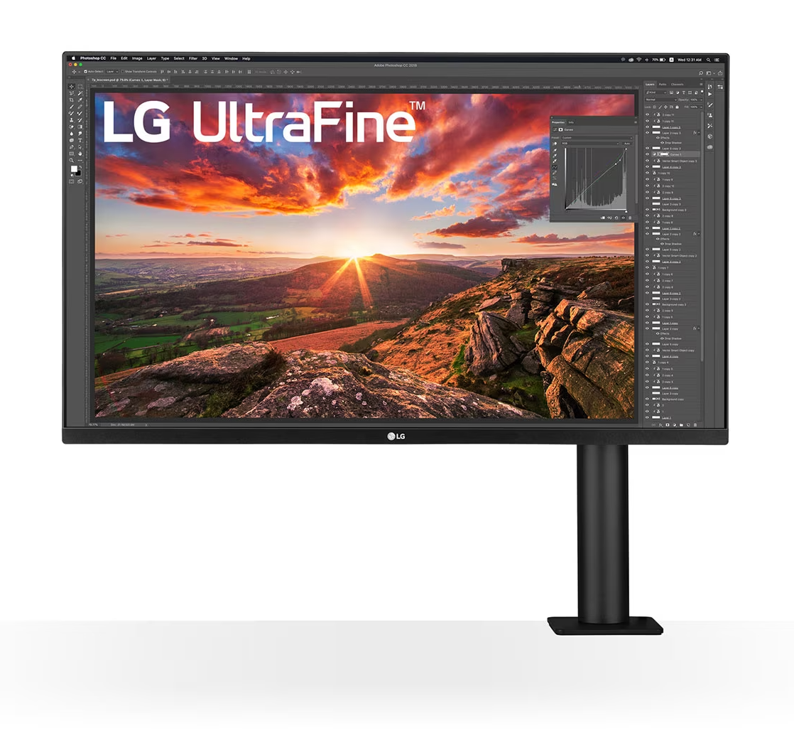 Màn Hình LG 32UN880-B 32'' UHD 4K Ergo (3840x2160) 5ms / 60Hz / IPS / USB Type-C / AMD FreeSync / Maxx Audio (5W) - Hàng Chính Hãng