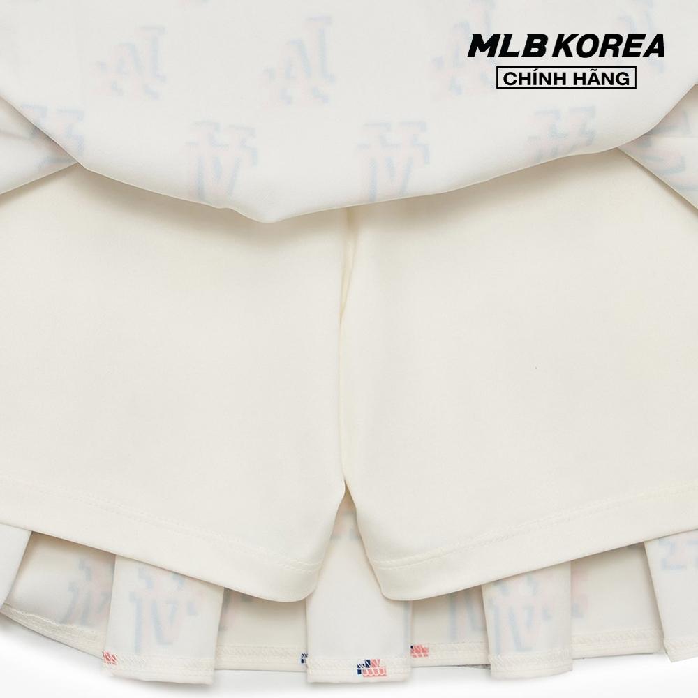 MLB - Chân váy xếp li mini Classic Monogram 3FSKM0133