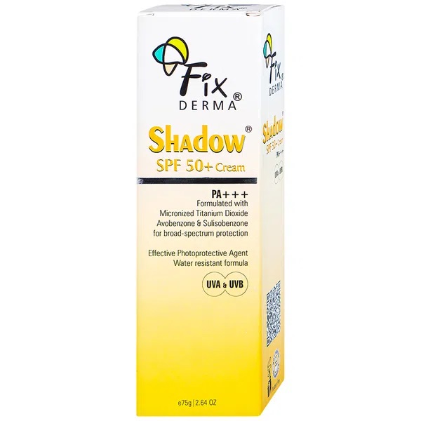 Kem chống nắng Fixderma Shadow SPF 50+ Cream (75g)