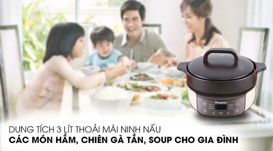 Nồi hầm dưỡng sinh KG3SC1 (3 Lít) - Hàng chính hãng