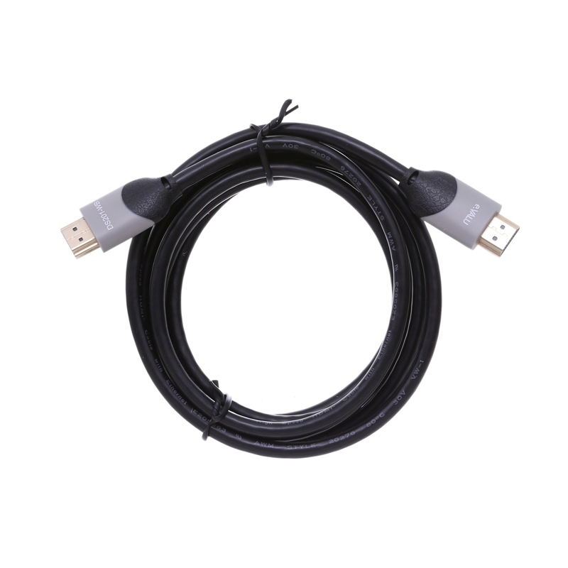 Cáp HDMI 2.0 Tròn 2.0m eVALU DS201-WB - Hàng chính hãng