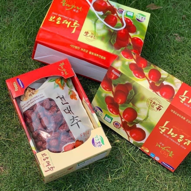 Táo đỏ Hàn Quốc sấy khô hộp 1KG