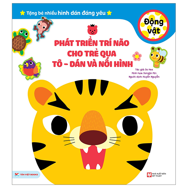 Phát Triển Trí Não Cho Trẻ Qua Tô-Dán Và Nối Hình - Động Vật