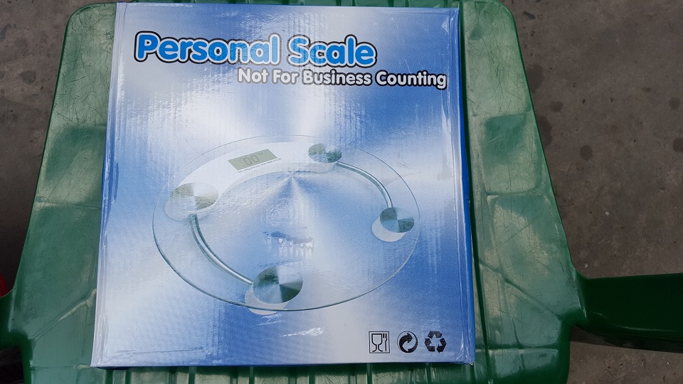 Cân sức khỏe điện tử PERSONAL SCALE, cân tối đa 180kg trong suốt - Hàng chính hãng