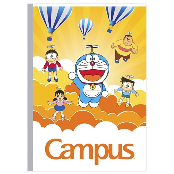 Vở Học Sinh B5 - 4 Ô Ly 80 Trang ĐL 100g/m2 - Campus Doraemon - NB-BDSK80 (Mẫu Màu Giao Ngẫu Nhiên)