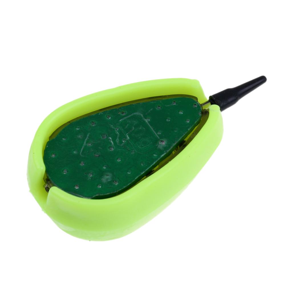 Fishing Method Feeder Set 30g 40g 50g Fishing Bait Cage Flat Feeder & Mould