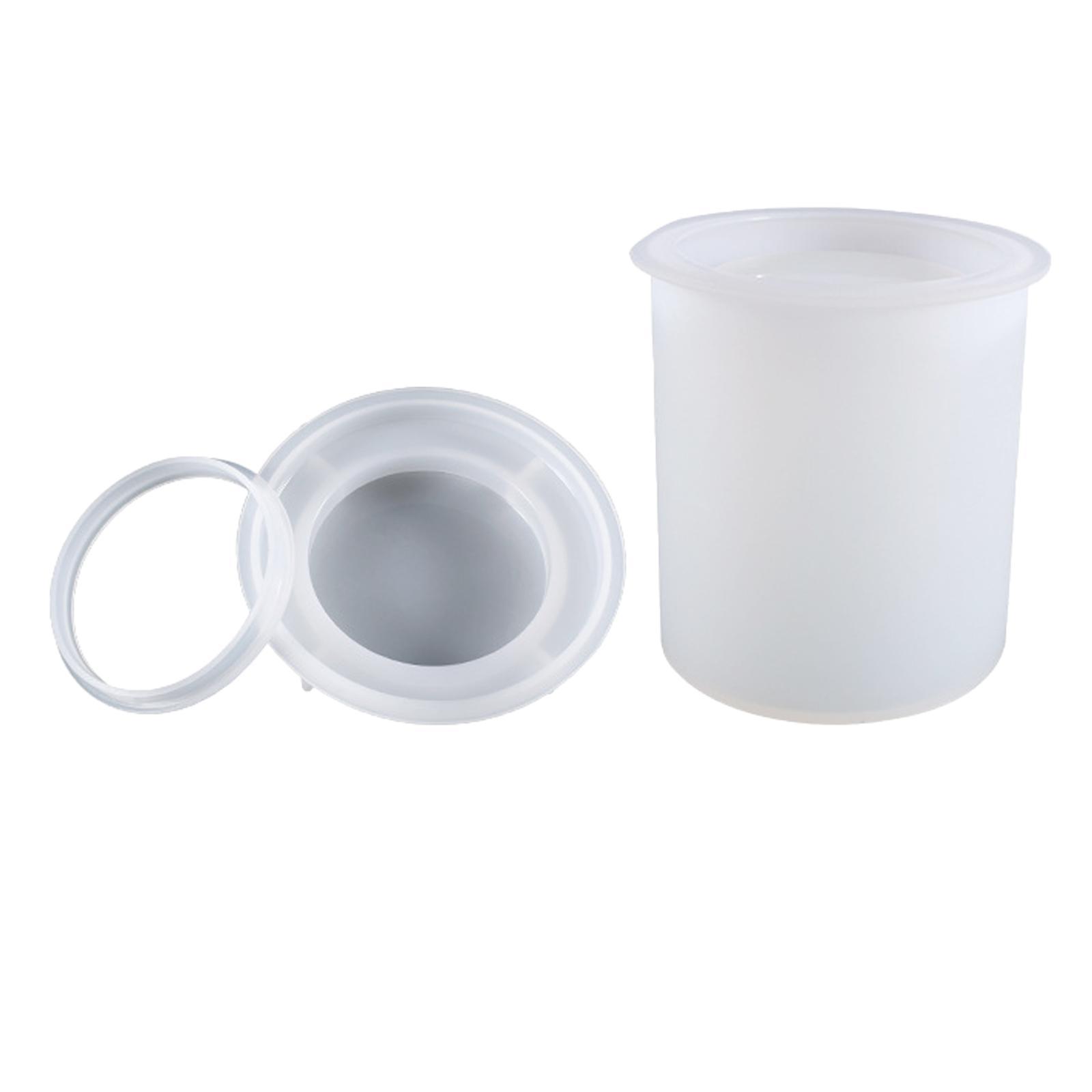 Storage Sealed Bottle Mold for Making Jewelry Storage Mould Flower Pot Soap Candle Holder