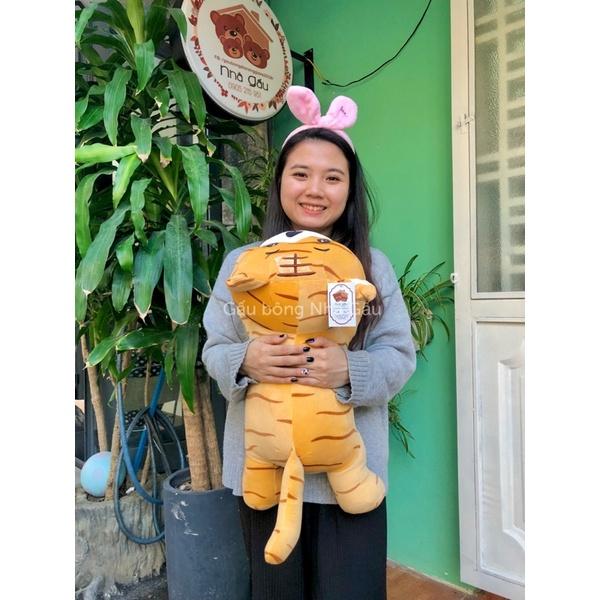 Gấu bông gối ôm hổ vằn cao cấp cực mịn