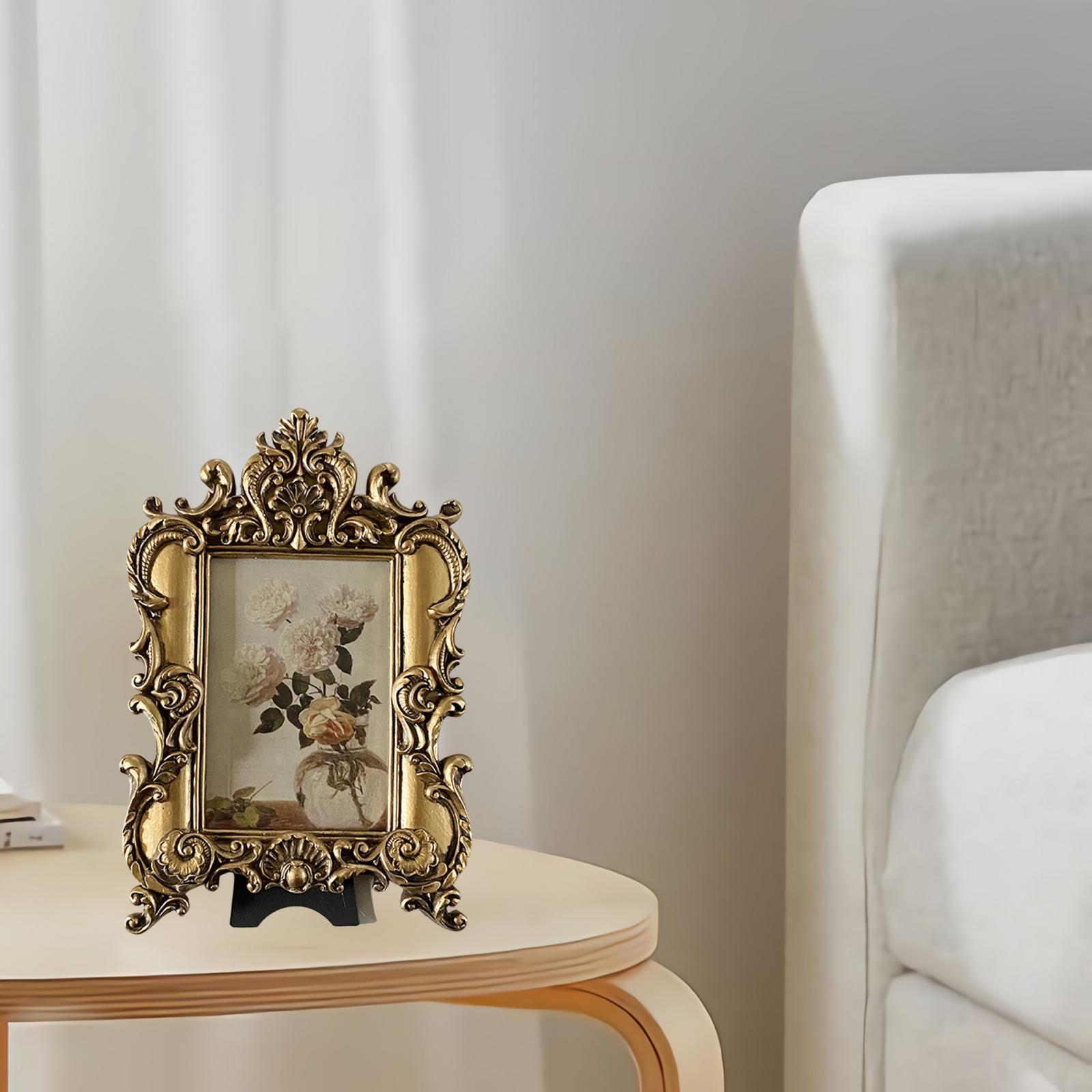 Vintage Style Photo Frame Display Holder Stand Picture Frame for Bedroom