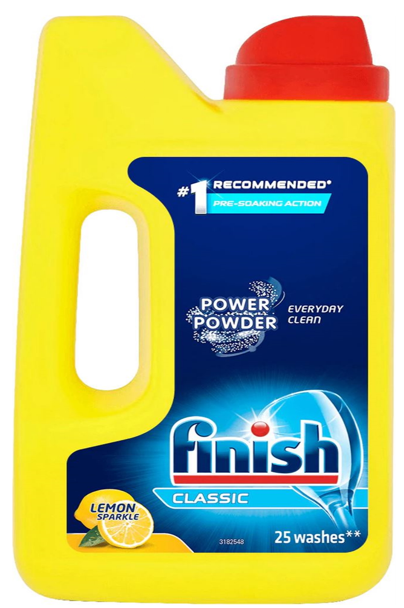 Bột rửa bát Finish Dishwasher Power Powder Lemon 2,5 kg hương chanh - Bột rửa bát finish classic dùng cho máy rửa bát 2.5kg, 1kg