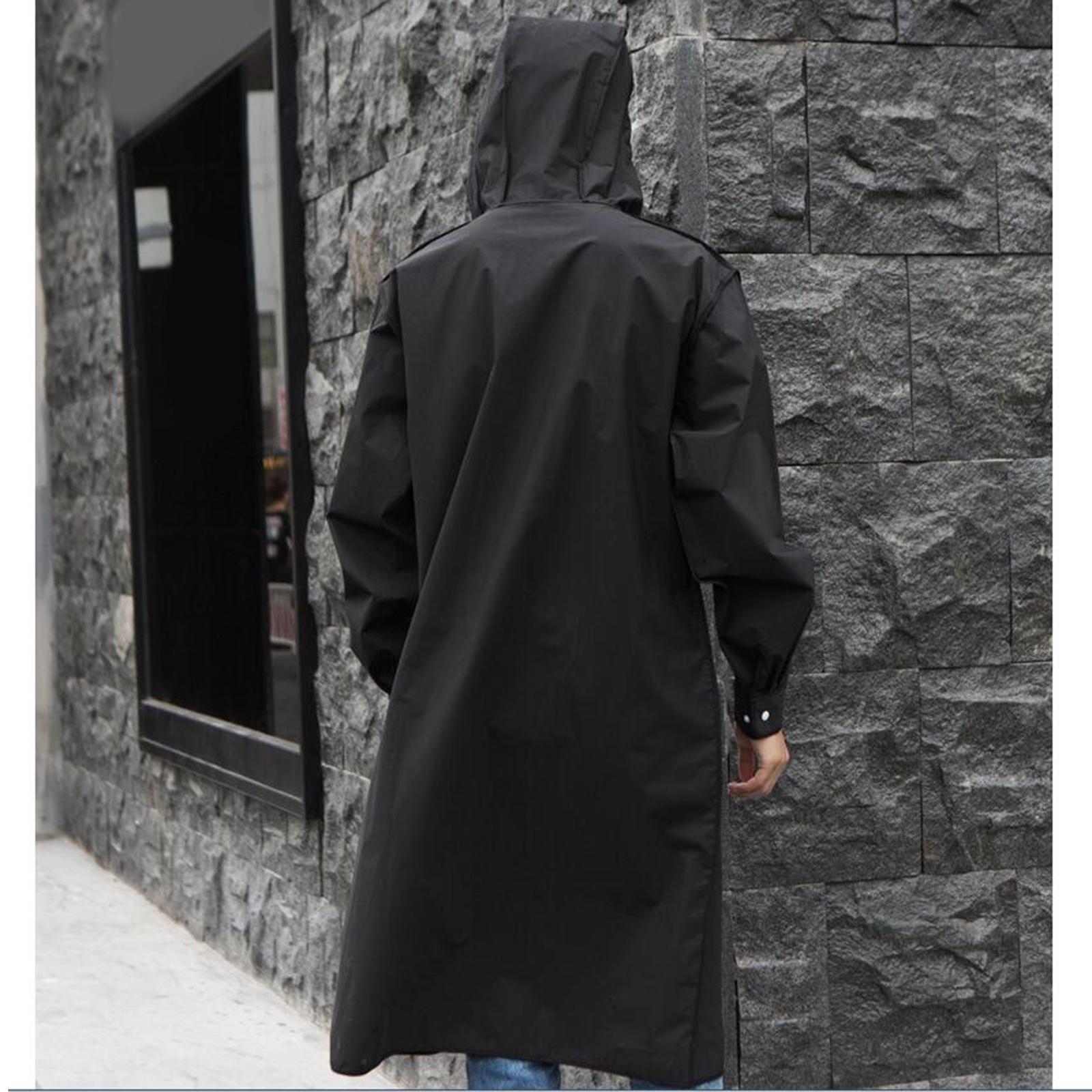 Reusable Raincoat Womens Mens Poncho Quick-Drying Adult Hiking Rainwear