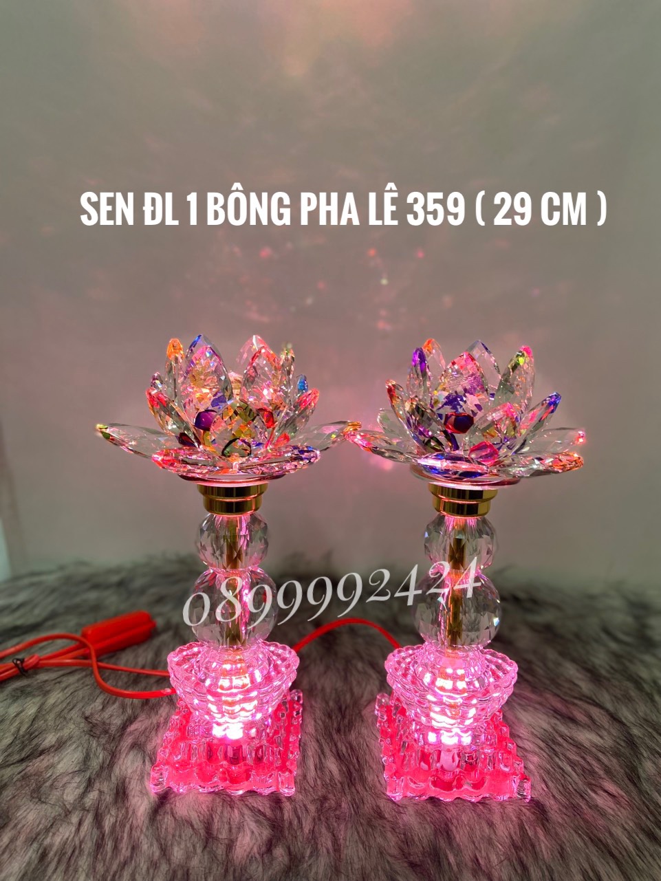 ĐÈN THỜ PHA LÊ CAO CẤP 359 1 CẶP