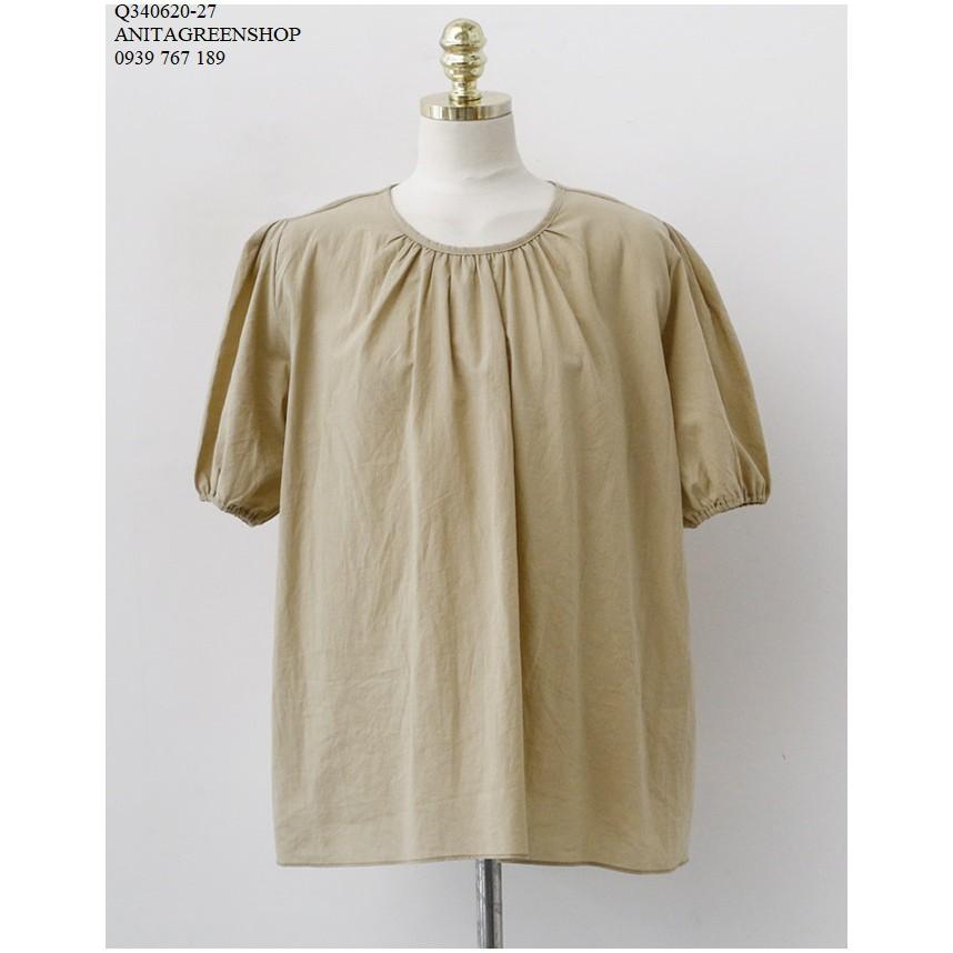 Q340620 ÁO KIỂU KÈM THẮT EO
