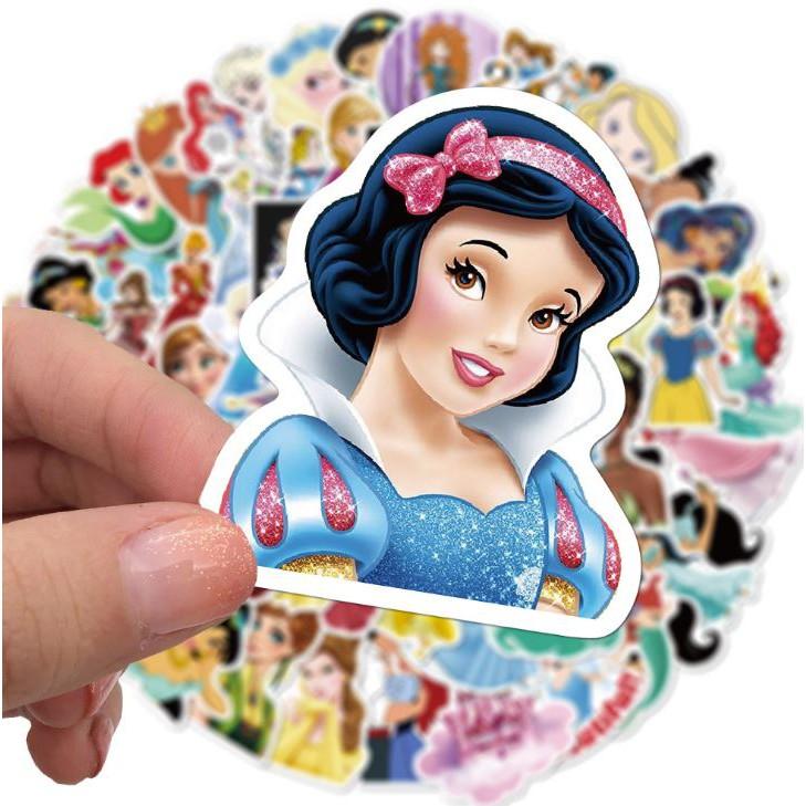 Sticker dán cao cấp CHỦ ĐÊ CÔNG CHÚA Cực COOL ms#112