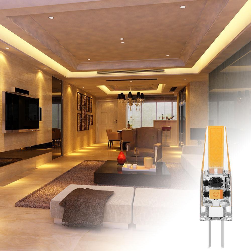 5  Pcs  G4  3W  Dimmable  COB  LED  Light  Bulb  AC / DC  12V