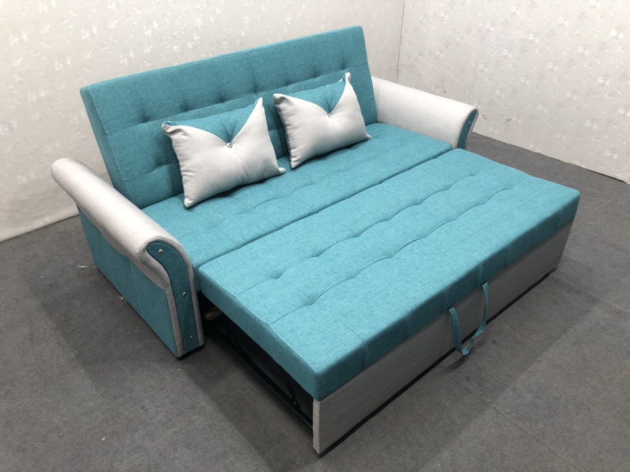 Ghế Sofa Bed Đa Năng Thông Minh Kéo Ra Thành Giường Đơn Giản HGP, Dễ Dàng Sử Dụng Cho Phòng Khách Tiện Lợi HGK-14