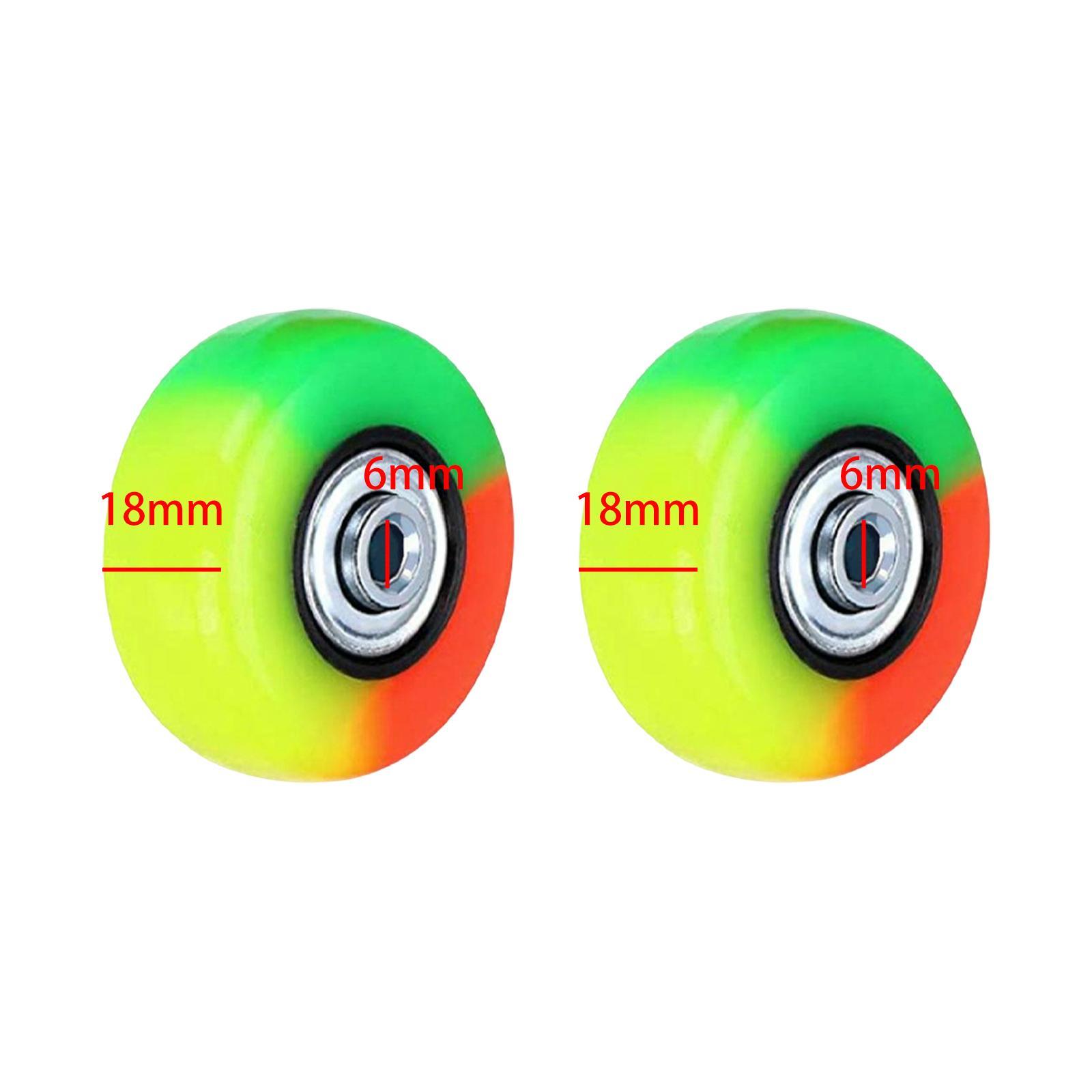 2Pcs Rubber Swivel Caster Wheels Accessories Repair Kit for Trolley Case