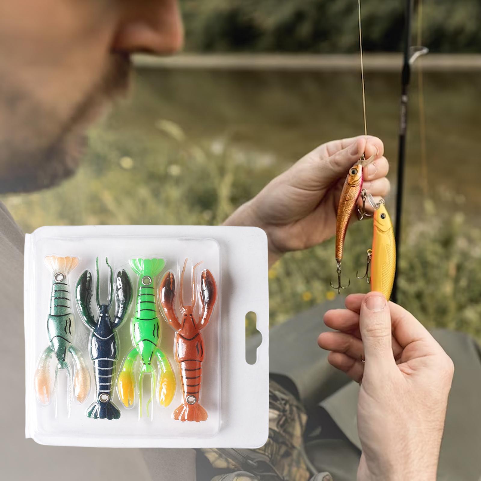 4Pcs Fishing Lures Set Squid Lures Outdoor Octopus  for Salmon Saltwater