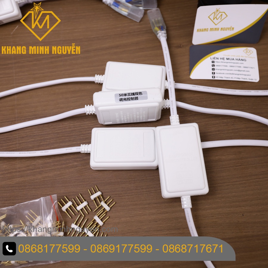 Led dây 220V đổi màu -- - bọc chống nước - trang trí trần, quấn thân cây