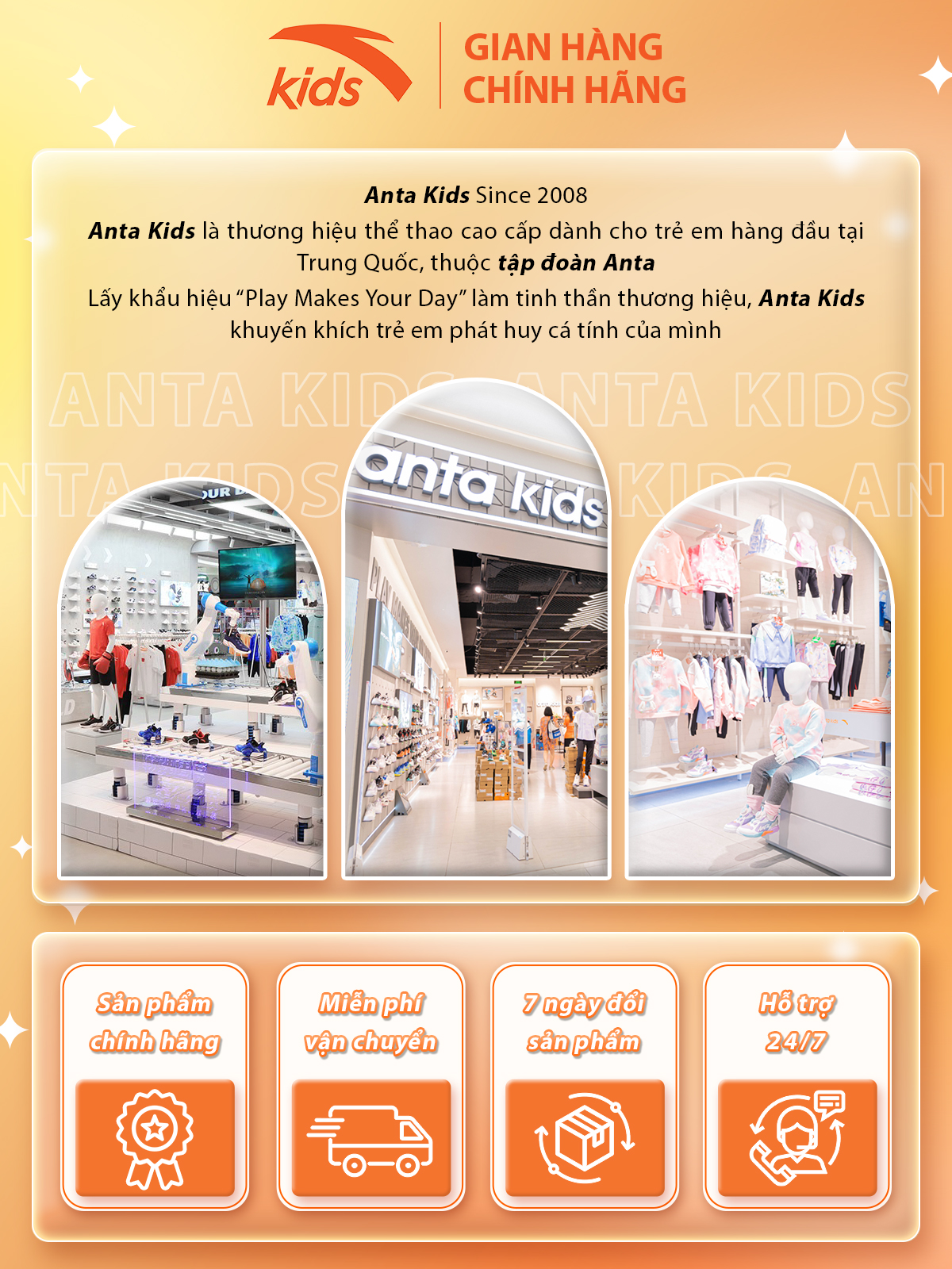 Giày thời trang bé gái khóa thông minh, chất liệu thoáng khí Anta Kids 322239923