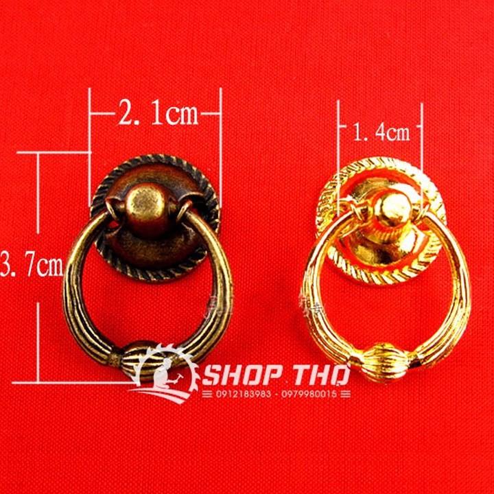 Móc kéo giả cổ B029 màu vàng
