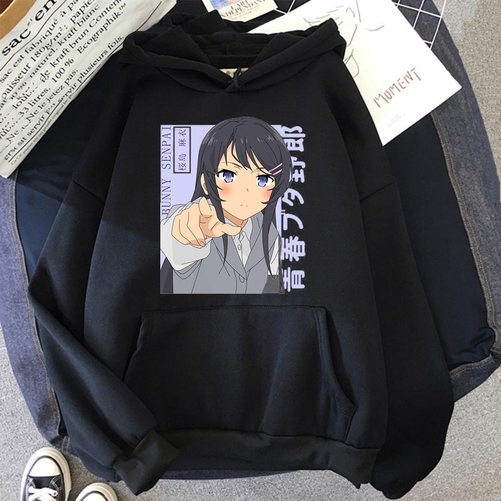 Áo Hoodie Họa Tiết Anime Sakurajima Mai độc chất | SANS STORE