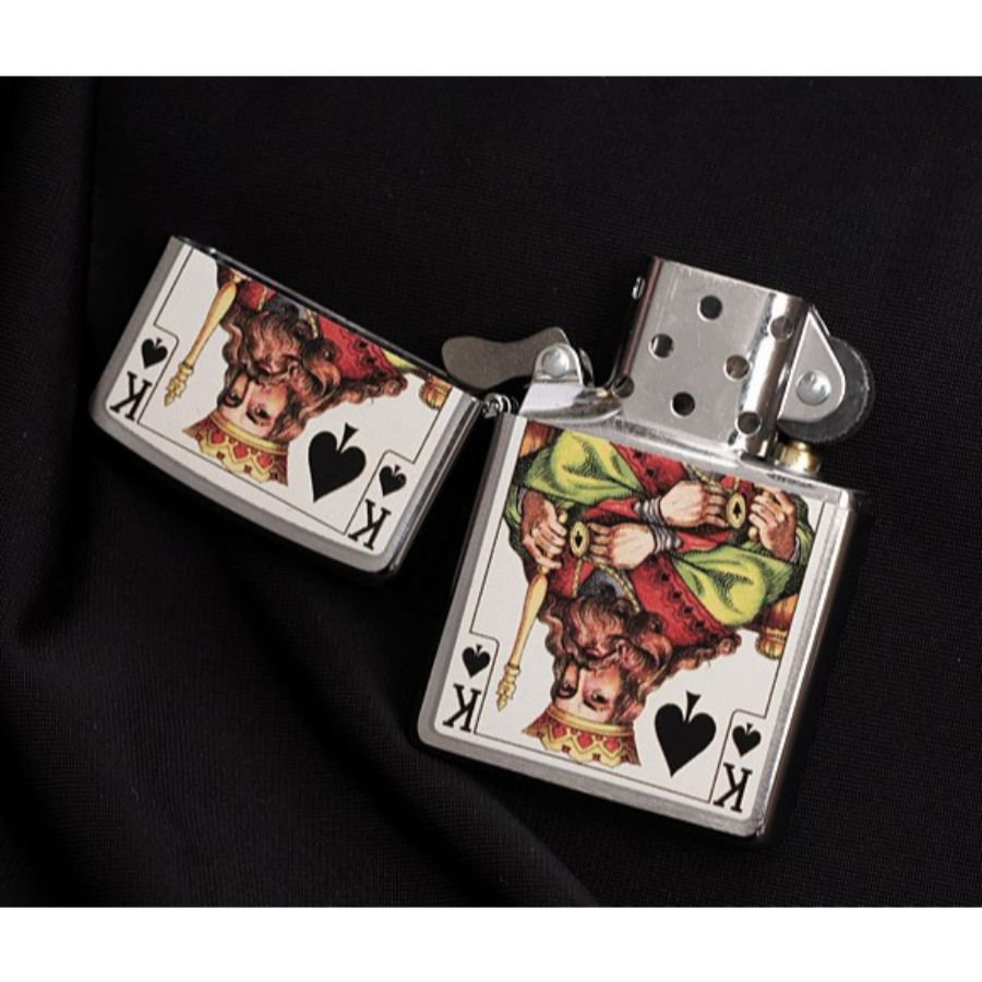 Bật Lửa Zippo 28489 – Zippo King Brushed Chrome