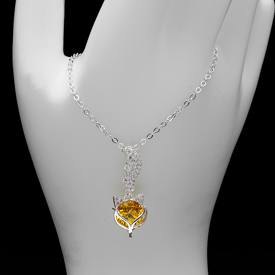 Dây Và Mặt Dây Chuyền Bạc Hiểu Minh DMD209S hồ ly