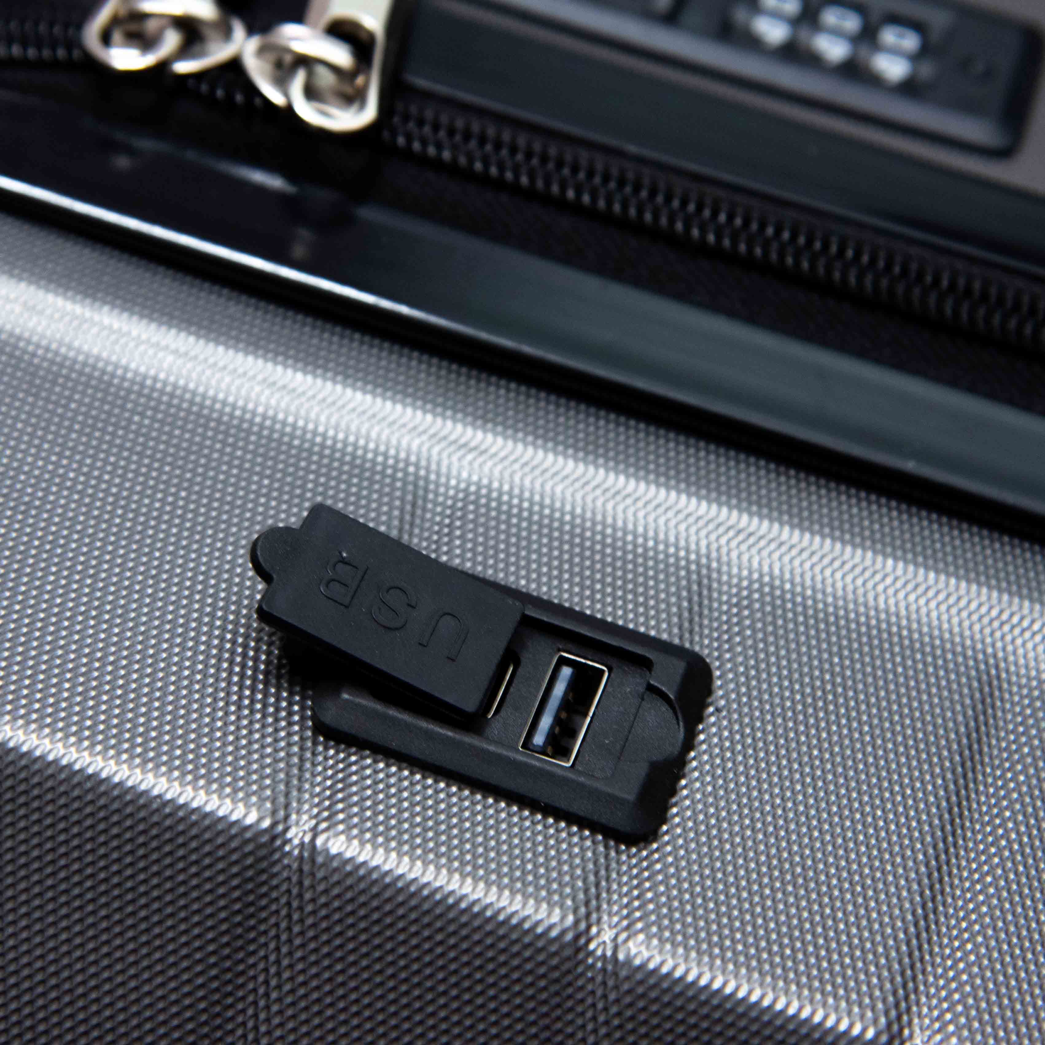 Vali xách tay 20inch màu xám chì Xb 6104 Dark titan pro