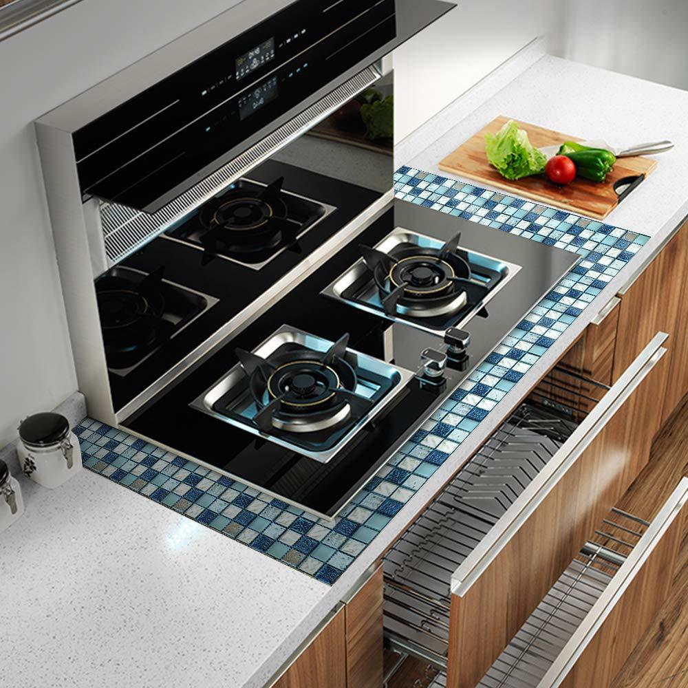 Nhãn dán gạch tường 40pcs cho văn hóa gia đình, nhãn dán không thấm nước 10x10cm