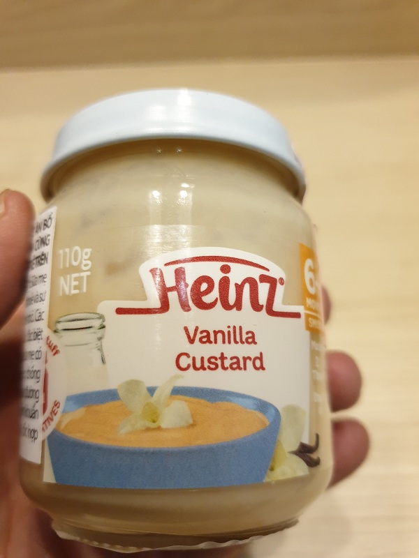 Dinh Dưỡng Đóng Lọ Custard vị vanila Heinz (110g)