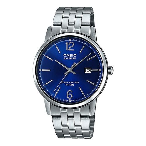 Đồng Hồ Casio Nam Chính Hãng, Đồng Hồ Casio MTS110D - 2A Dây Thép Mặt Kính Sapphire Fullbox.