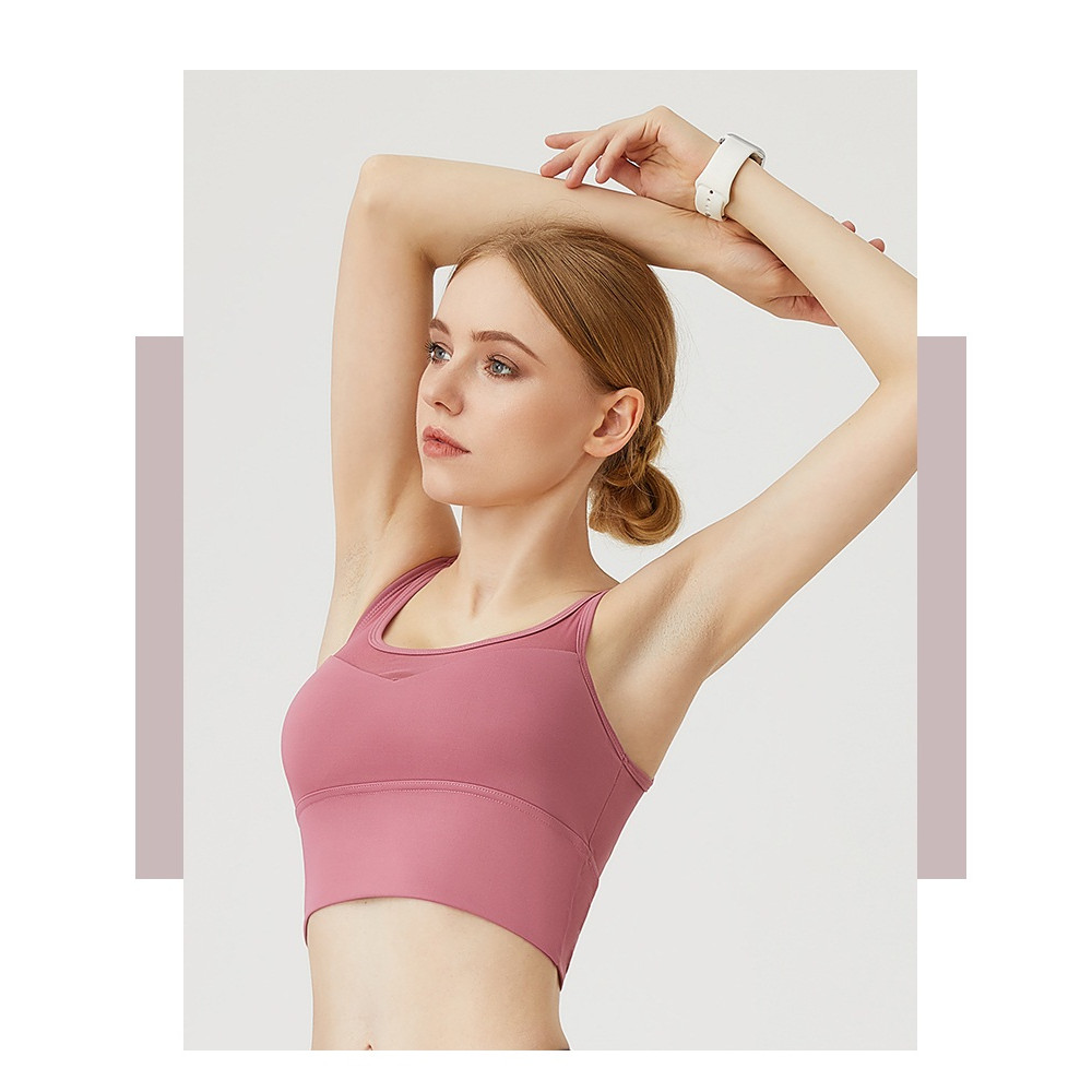 Áo tập Gym, Yoga, Thể Thao Nữ Croptop Bra Sẵn Lót Ngực A06 Cao Cấp