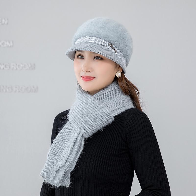 Ba Lô Bộ Bộ Ngoài Trời Dày Beanies Khăn Choàng Cổ Mùa Đông Bộ Nga Nón Mới