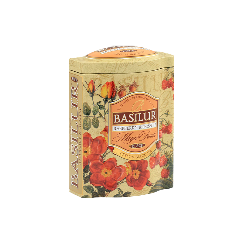 Trà đen Ceylon Basilur cao cấp vị Dâu rừng và nụ tầm xuân - 100g