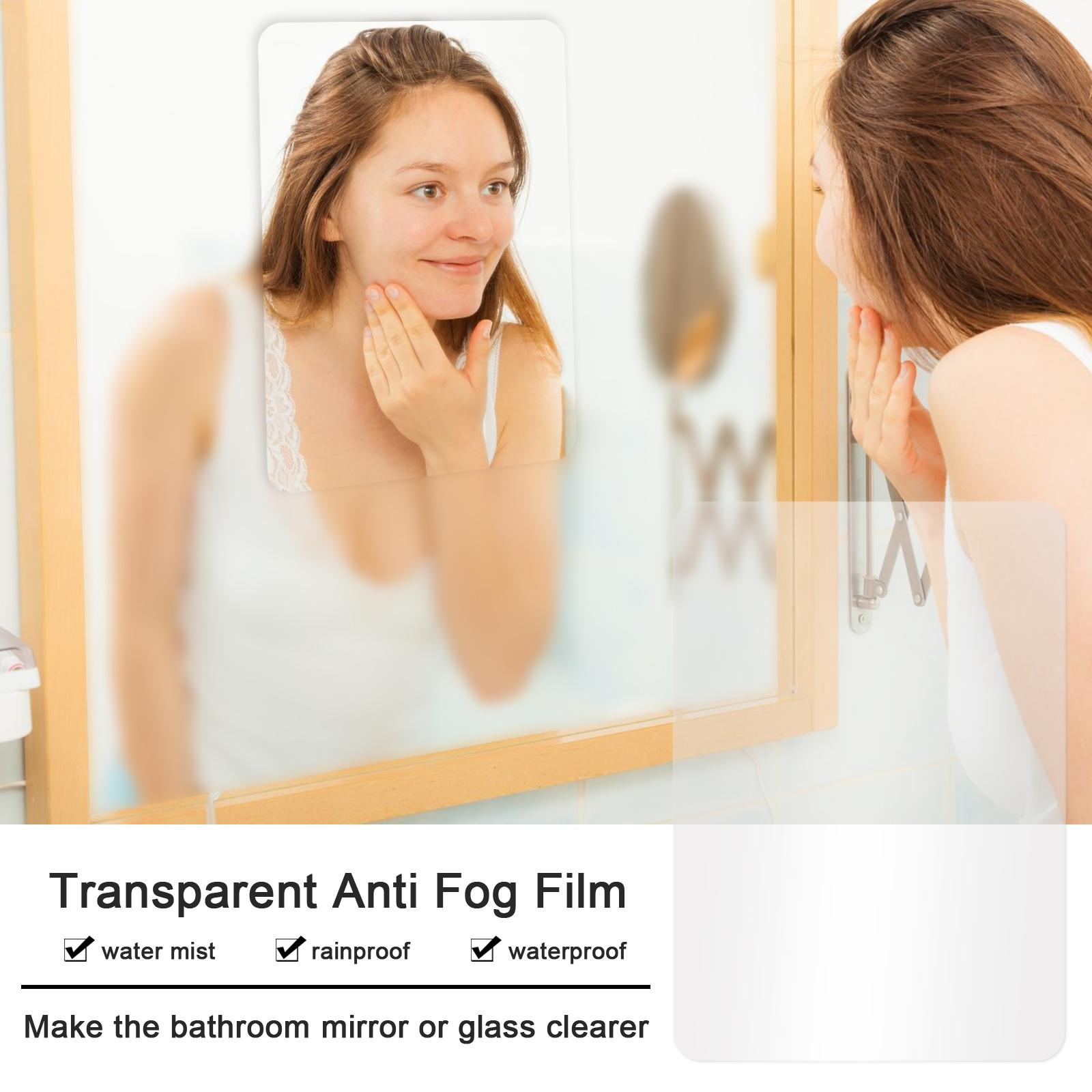 Miếng dán tráng gương chống hơi nước trên kiếng bằng vật liệu PET với Lớp màng bảo vệ phủ Nano,