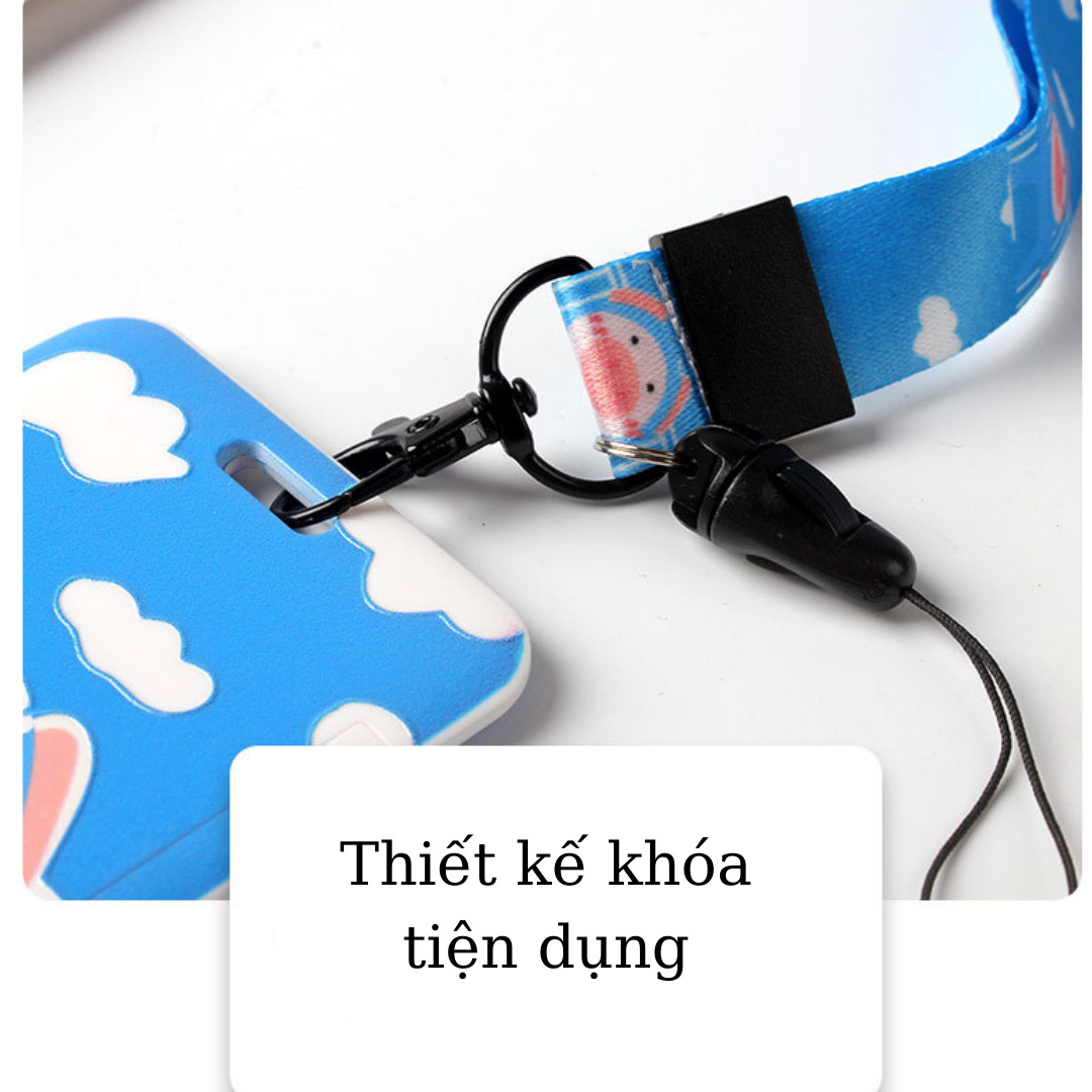Dây Đeo Thẻ Sinh Viên  , Dây Đeo Thẻ Dọc Cho Học Sinh, Nhân Viên Văn Phòng Kute Lạc Lối - Combo Dây&Thẻ - BEYOU
