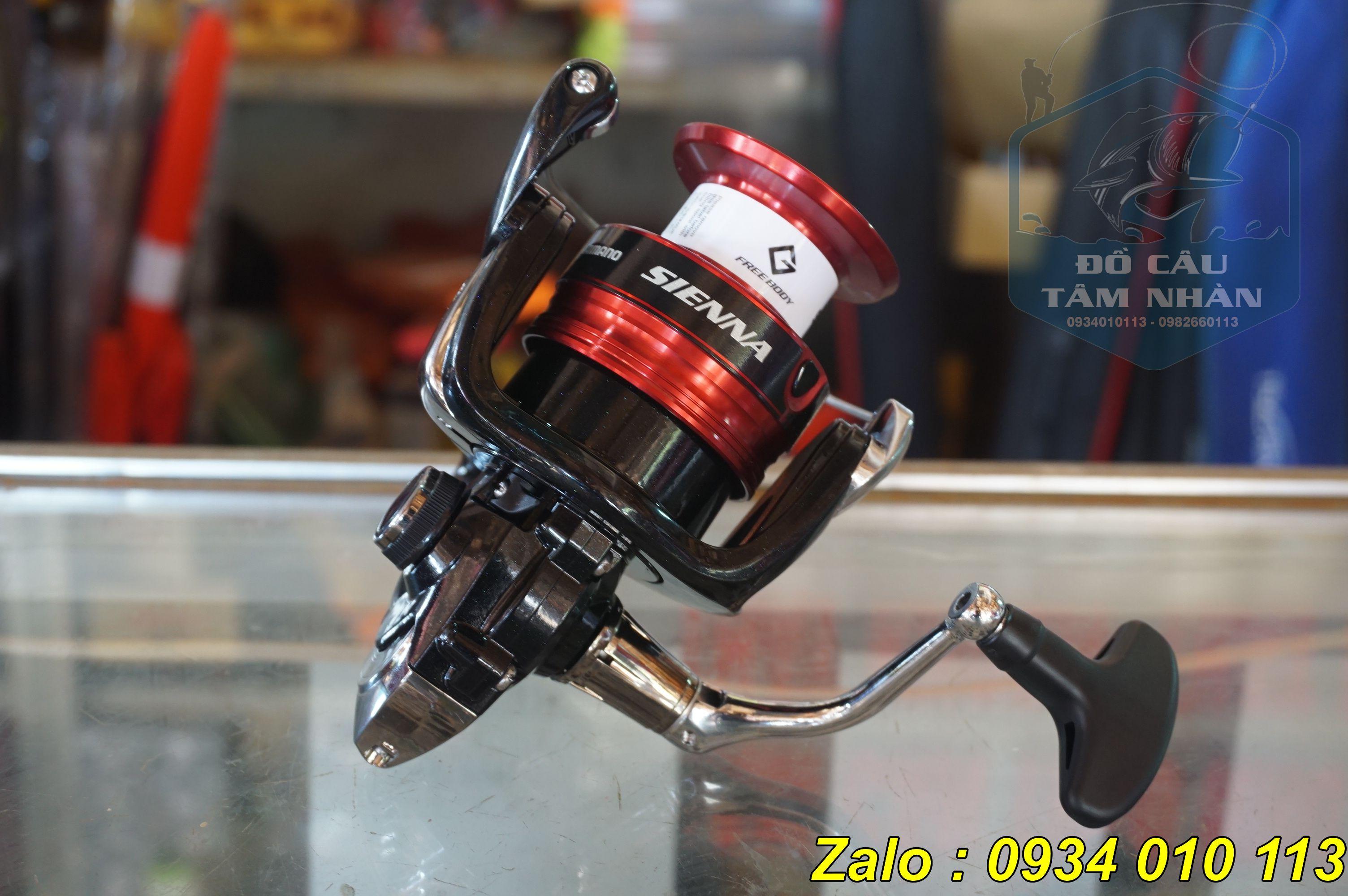 Máy câu Shimano Sienna FG có các size từ 1000 đến 4000