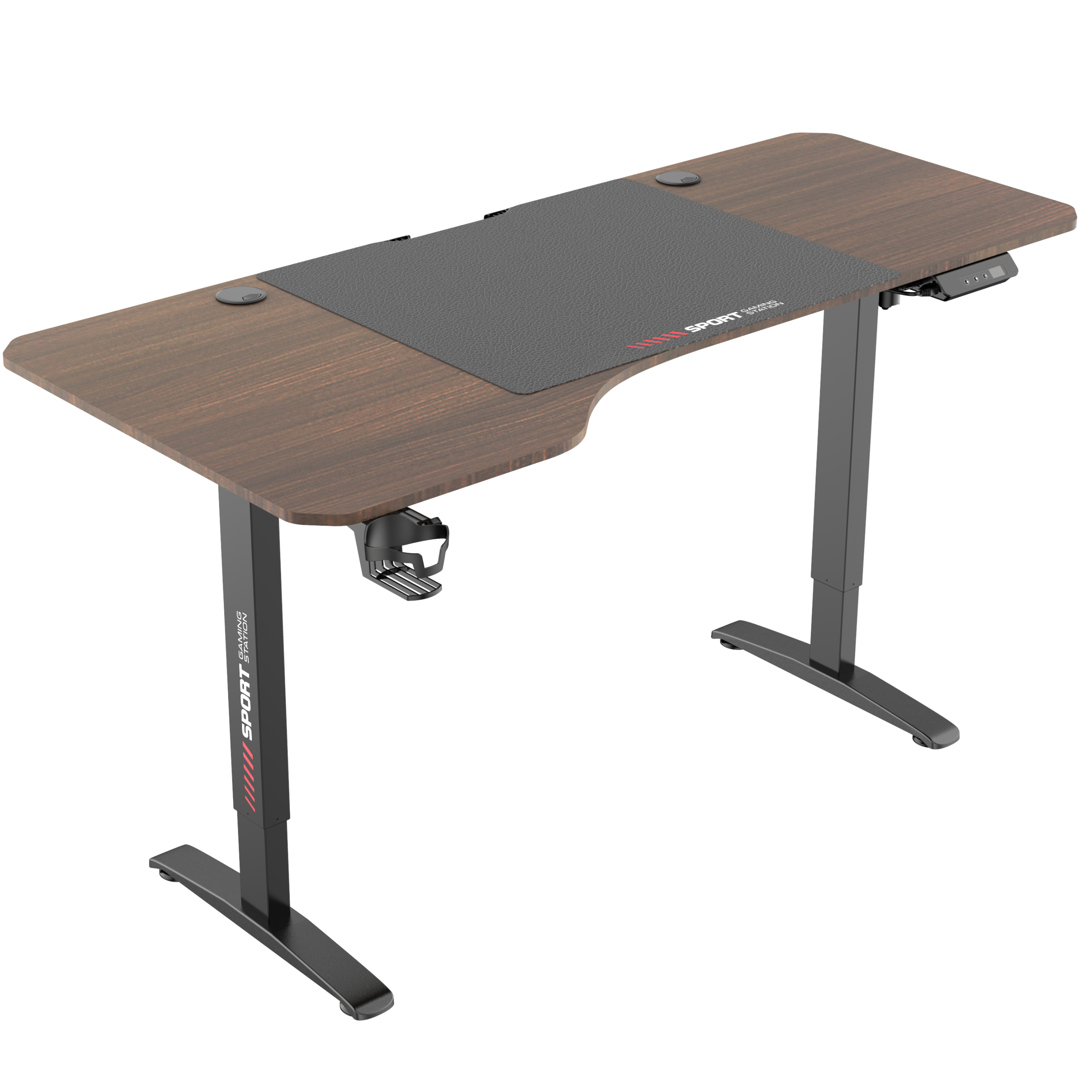 Bàn nâng hạ chiều cao thông minh iCockpit 1460 1675, tặng móc treo tai nghe, giá để ly nước