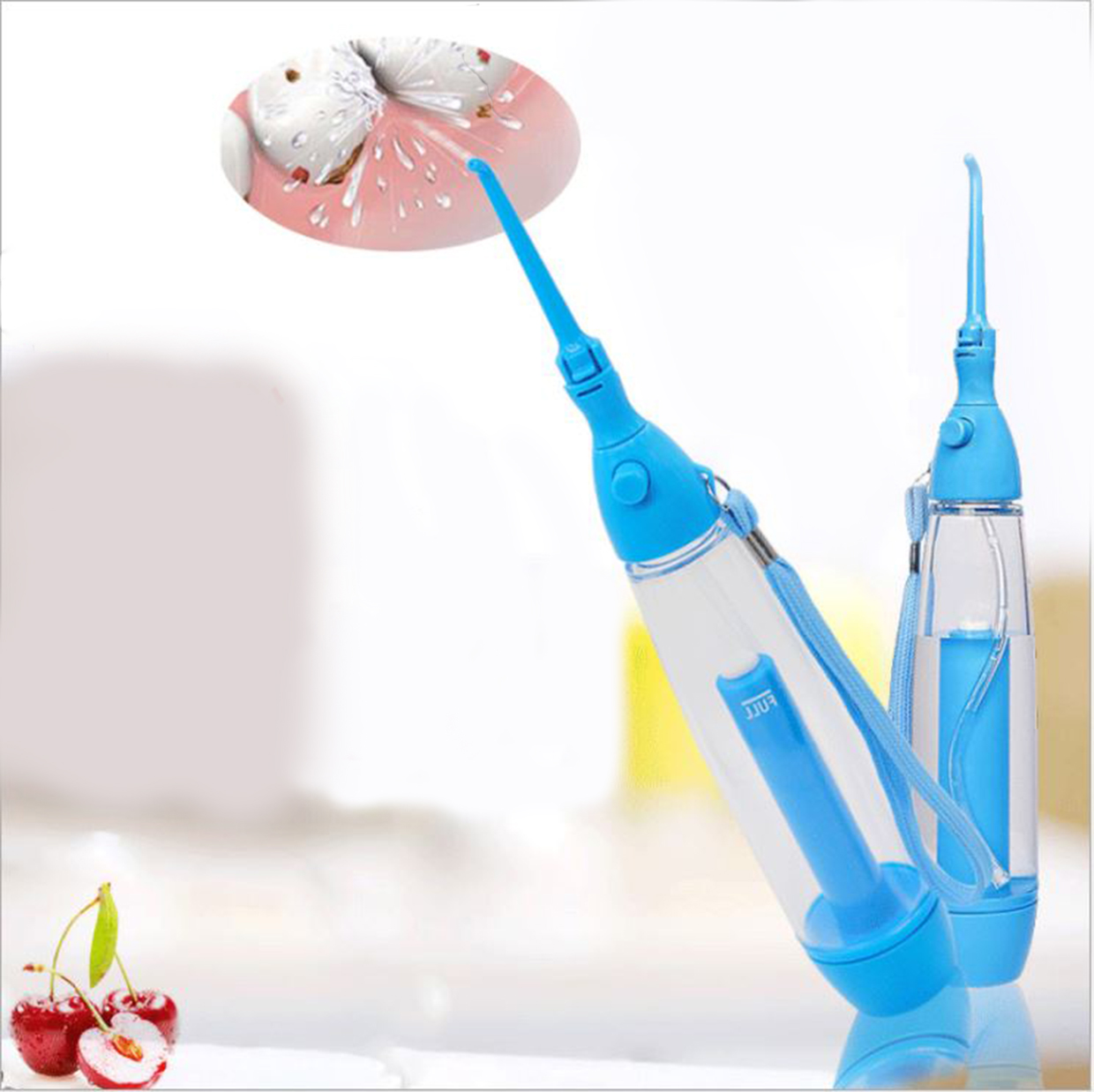 Máy Tăm Nước Bơm Hơi Water Floss (An Toàn ,Giúp Răng Miệng Thơm Mát, Áp lực Nước Cực Mạnh)