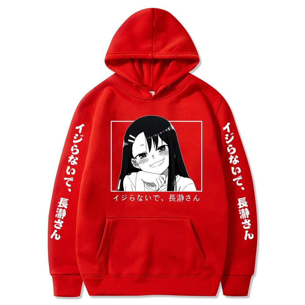 Áo Hoodie Tay Dài In Chữ Hot Don't Toy With Me, Miss Nagatoro Harajuku Cho Nam Và Nữ