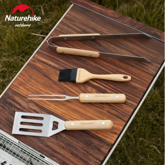 Đồ cắm trại bộ dụng cụ nướng 4in1 NatureHike NH20SK007 glamping A269