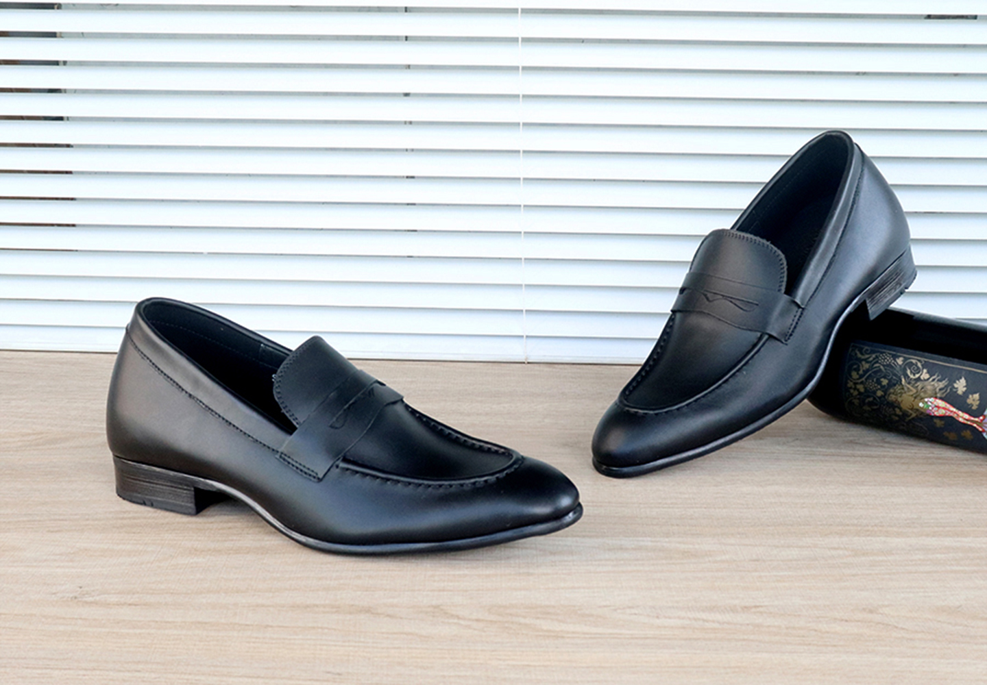 GIÀY TĂNG CHIỀU CAO GIÀY CAO DÀNH CHO NAM GIỚI T&TRA S1039 DA TRƠN - CAO 6CM GIÀY ĐỘN NAM CAO VƯỢT TRỘI