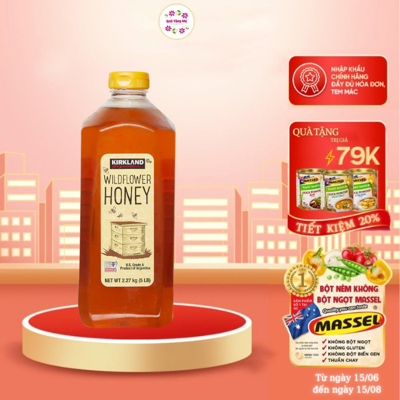 Mật ong KIRKLAND nguyên chất - KIRKLAND WILDFLOWER HONEY