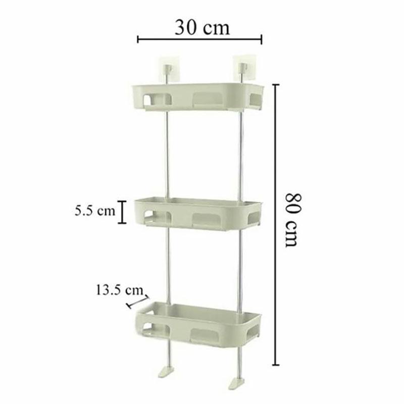 Kệ Đựng Đồ Đa Năng, Kệ Nhà Tắm, Nhà Vệ Sinh Toilet Đa Năng, Loại 2 và 3 Tầng Dễ Dàng Lắp Ráp, Đồ Gia Dụng